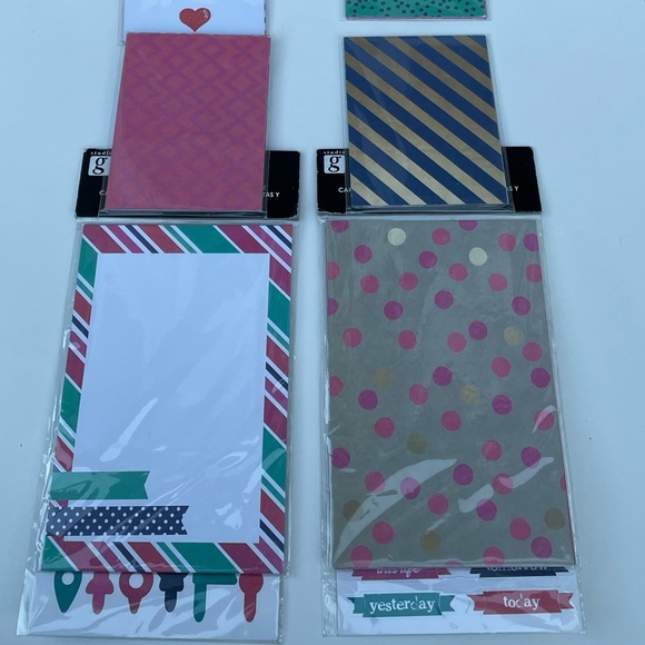 JOURNALING CARD & STICKER Set - 4 PACKS Planner Hampton Art - Picture 6 of 6